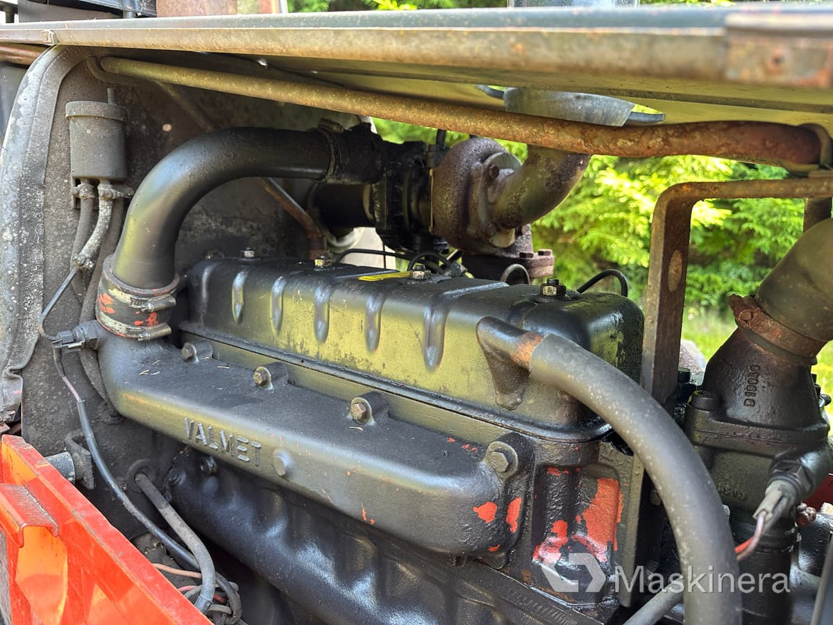 Трактор, Лісовий причіп Traktor Volvo BM 805-4 med skogsvagn och kran: фото 46