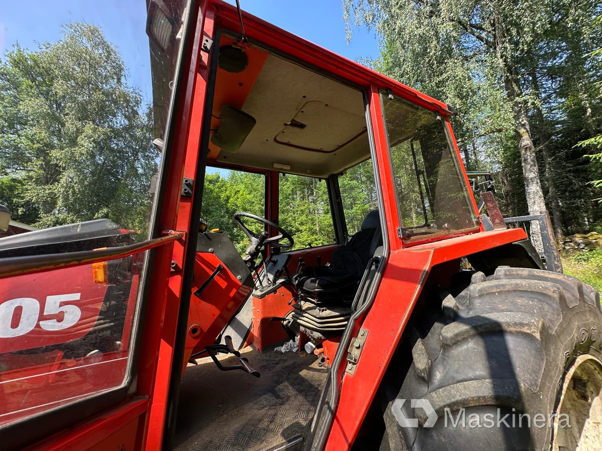 Трактор, Лісовий причіп Traktor Volvo BM 805-4 med skogsvagn och kran: фото 13