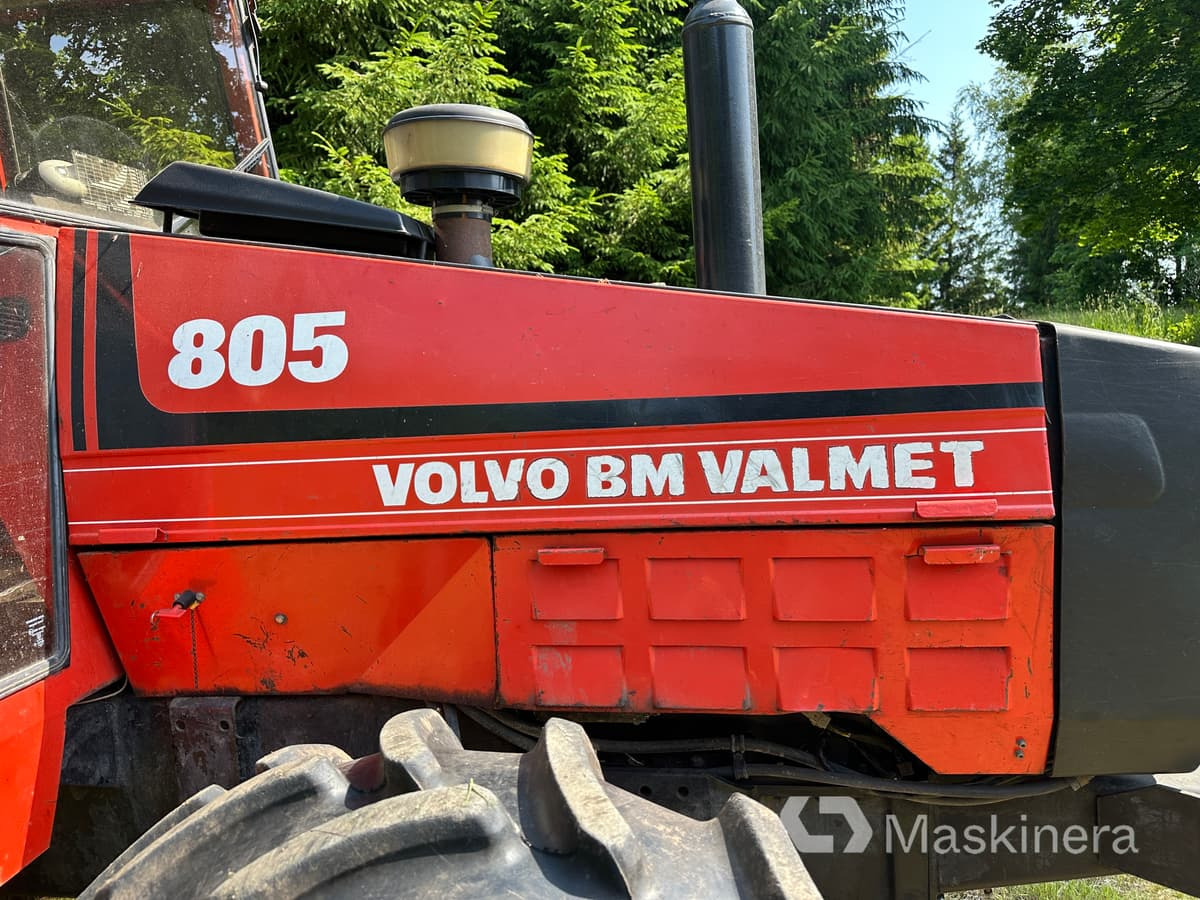 Трактор, Лісовий причіп Traktor Volvo BM 805-4 med skogsvagn och kran: фото 34