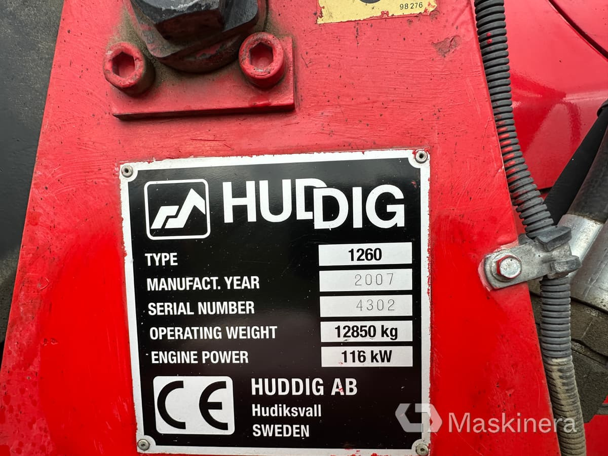 Екскаватор-навантажувач Traktorgrävare Huddig 1260: фото 13