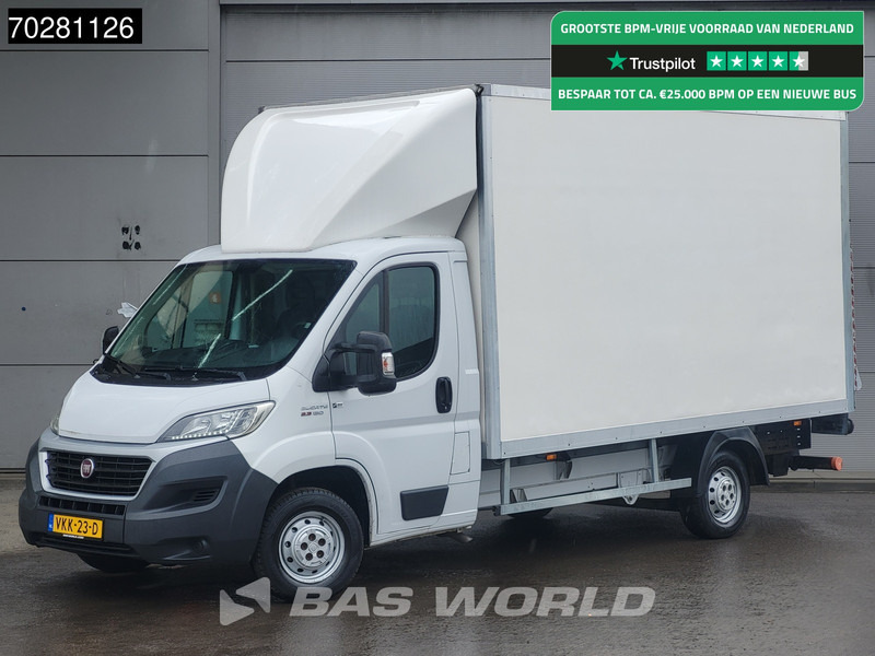 Fiat Ducato 130pk Euro6 Laadklep Bakwagen Zijdeur Airco Cruise Meubelbak Koffer 20m3 Airco Cruise control - Фургон з закритим кузовом: фото 1 Fiat Ducato 130pk Euro6 Laadklep Bakwagen Zijdeur Airco Cruise Meubelbak Koffer 20m3 Airco Cruise control - Фургон з закритим кузовом: фото 1