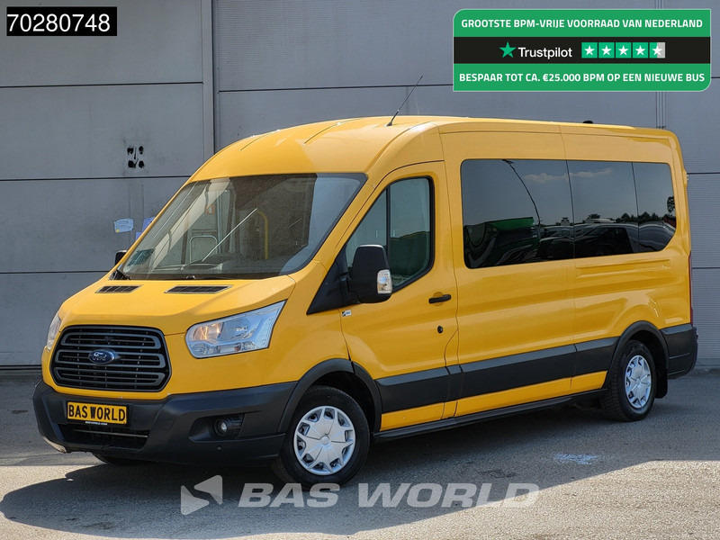 Ford Transit 130pk Personenvervoer Luchtvering Taxi L3H2 Ramp Airco Cruise Parkeersensoren Euro6 Kombi Tourer 9-zitter 9-Sitze 11m3 Airco Cru - Мікроавтобус, Пасажирський фургон: фото 1 Ford Transit 130pk Personenvervoer Luchtvering Taxi L3H2 Ramp Airco Cruise Parkeersensoren Euro6 Kombi Tourer 9-zitter 9-Sitze 11m3 Airco Cru - Мікроавтобус, Пасажирський фургон: фото 1