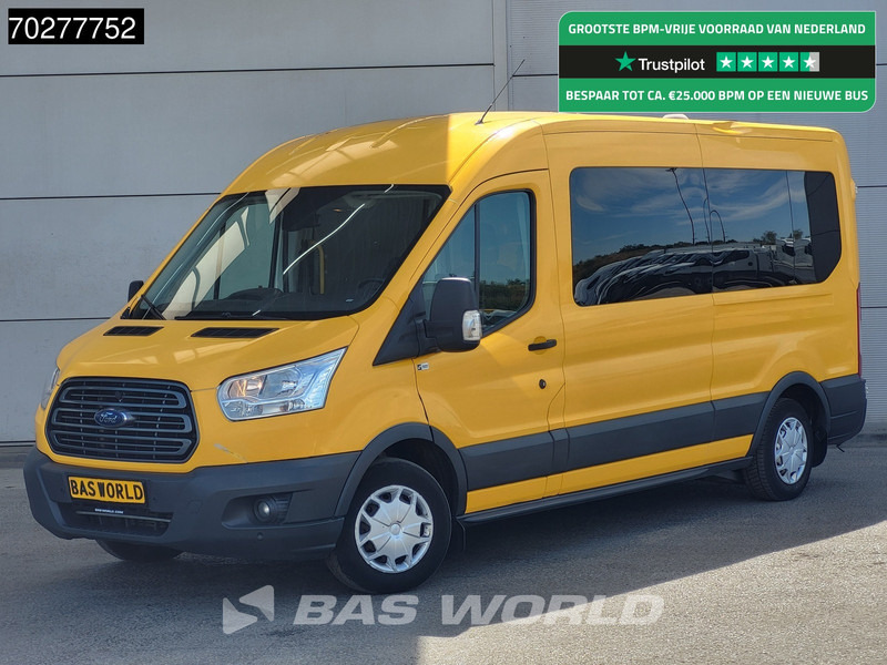Ford Transit 130pk Personenvervoer Luchtvering Taxi L3H2 Ramp Airco Cruise Parkeersensoren Euro6 Kombi Tourer 9-zitter 9-Sitze 11m3 Airco Cru - Мікроавтобус, Пасажирський фургон: фото 1 Ford Transit 130pk Personenvervoer Luchtvering Taxi L3H2 Ramp Airco Cruise Parkeersensoren Euro6 Kombi Tourer 9-zitter 9-Sitze 11m3 Airco Cru - Мікроавтобус, Пасажирський фургон: фото 1