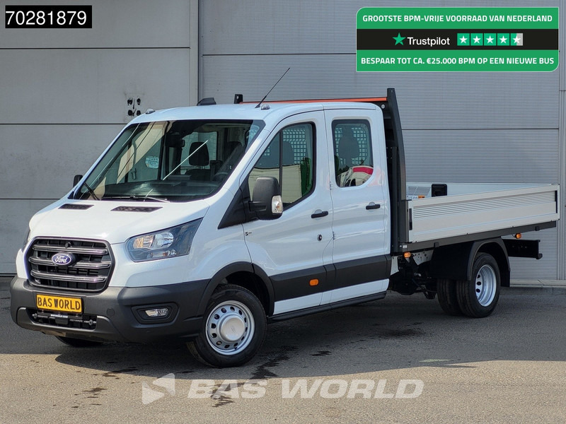 Ford Transit 170pk Automaat Dubbel Cabine 3500kg Trekhaak Open Laadbak Pritsche SYNC4 scherm CarPlay Camera Airco Trekhaak Cruise control - Легка бортова вантажівка: фото 1 Ford Transit 170pk Automaat Dubbel Cabine 3500kg Trekhaak Open Laadbak Pritsche SYNC4 scherm CarPlay Camera Airco Trekhaak Cruise control - Легка бортова вантажівка: фото 1
