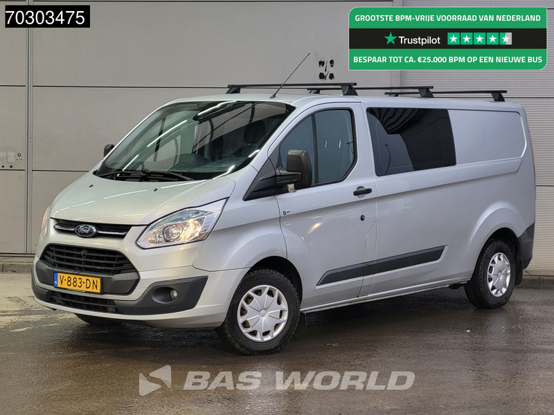 Ford Transit Custom 100pk Dubbel Cabine L2H1 Trekhaak Navi Airco Cruise Camera Parkeersensoren v+a Imperiaal APK 02-2026 Euro6 L2 DC Doka Mixto Airc - Легковий фургон: фото 1 Ford Transit Custom 100pk Dubbel Cabine L2H1 Trekhaak Navi Airco Cruise Camera Parkeersensoren v+a Imperiaal APK 02-2026 Euro6 L2 DC Doka Mixto Airc - Легковий фургон: фото 1