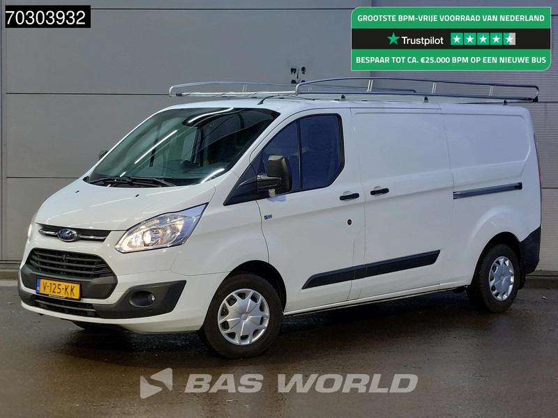 Легковий фургон Ford Transit Custom 130PK 2x Schuifdeur L2H1 Trekhaak Navi Airco Cruise Camera Parkeersensoren v+a Imperiaal Euro6 L2 Airco Trekhaak Cruise control: фото 1