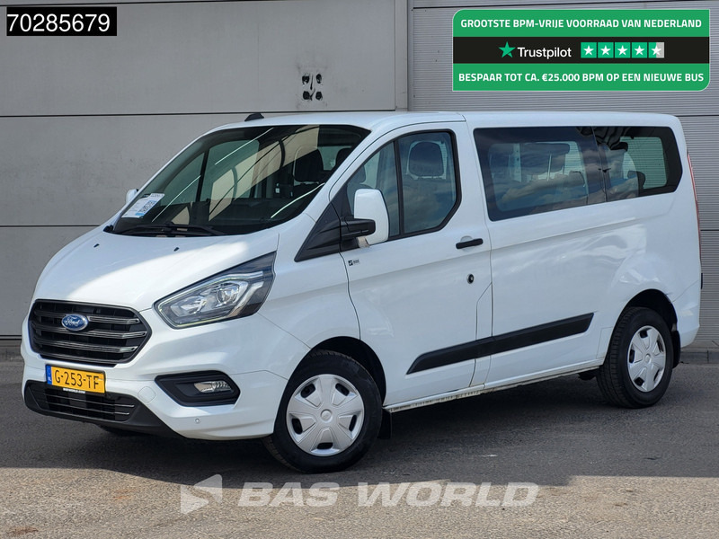 Ford Transit Custom Personenvervoer Incl.BPM/Ex. BTW 9-Persoons Airco Cruise LED Parkeersensoren Taxi Passenger Transport Kombi Tourer Euro6 L2 Airc - Мікроавтобус, Пасажирський фургон: фото 1 Ford Transit Custom Personenvervoer Incl.BPM/Ex. BTW 9-Persoons Airco Cruise LED Parkeersensoren Taxi Passenger Transport Kombi Tourer Euro6 L2 Airc - Мікроавтобус, Пасажирський фургон: фото 1