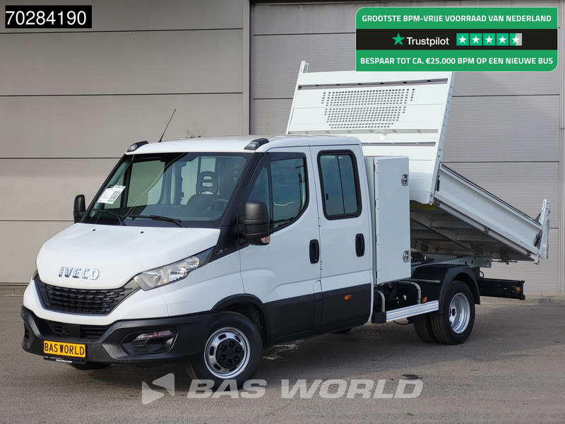 Iveco Daily 35C14 Kipper met Kist Dubbel Cabine Dubbellucht 3,5t Trekhaak Airco Cruise Euro6 Kieper Tipper Benne 2m3 Airco Trekhaak Cruise c - Малотоннажний самоскид: фото 1 Iveco Daily 35C14 Kipper met Kist Dubbel Cabine Dubbellucht 3,5t Trekhaak Airco Cruise Euro6 Kieper Tipper Benne 2m3 Airco Trekhaak Cruise c - Малотоннажний самоскид: фото 1