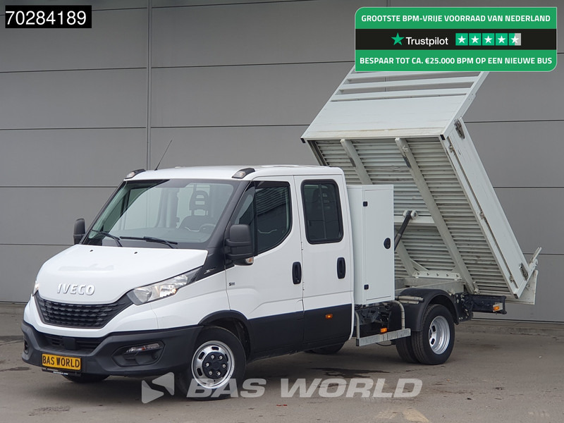 Малотоннажний самоскид Iveco Daily 35C14 Kipper met Kist Dubbel Cabine Dubbellucht 3,5t Trekhaak Airco Cruise Euro6 Kieper Tipper Benne 2m3 Airco Trekhaak Cruise c: фото 1