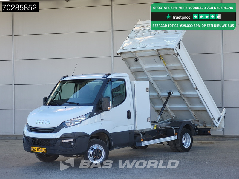 Iveco Daily 35C14 Open Laadbak met Kist Dubbellucht 3,5t Trekhaak Airco Cruise Euro6 Pritsche Pickup Open Box Airco Trekhaak Cruise control - Легка бортова вантажівка: фото 1 Iveco Daily 35C14 Open Laadbak met Kist Dubbellucht 3,5t Trekhaak Airco Cruise Euro6 Pritsche Pickup Open Box Airco Trekhaak Cruise control - Легка бортова вантажівка: фото 1