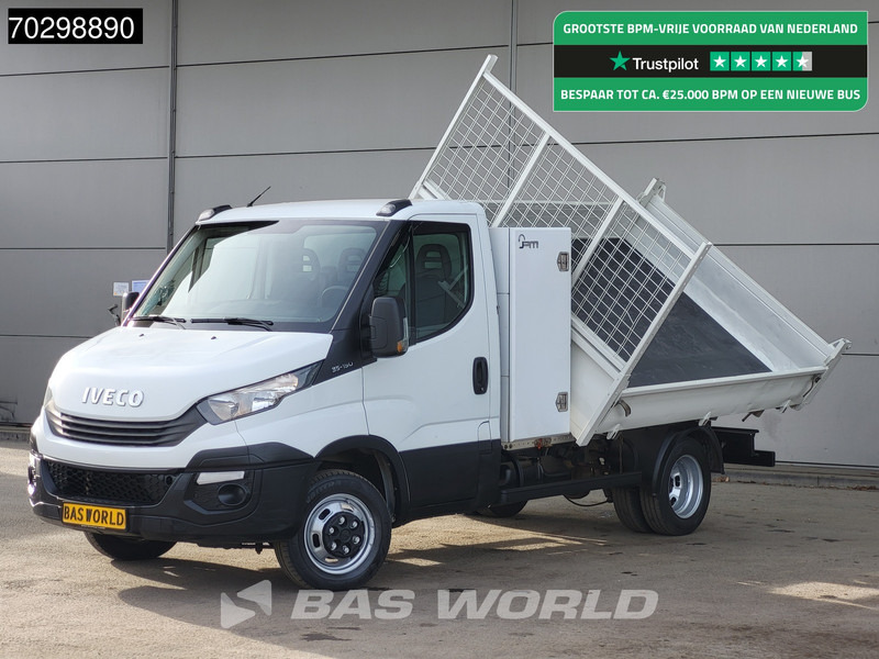 Iveco Daily 35C15 3.0L Kipper met Kist Dubbellucht 3,5t Trekhaak 150PK Airco Euro6 Tipper Benne Kieper Airco Trekhaak Cruise control - Малотоннажний самоскид: фото 1 Iveco Daily 35C15 3.0L Kipper met Kist Dubbellucht 3,5t Trekhaak 150PK Airco Euro6 Tipper Benne Kieper Airco Trekhaak Cruise control - Малотоннажний самоскид: фото 1