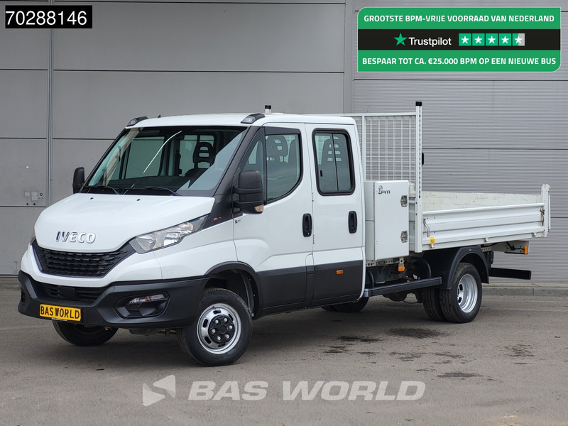 Iveco Daily 35C16 Open Laadbak met Kist Dubbel Cabine Dubbellucht 3,5t Trekhaak Navi Airco Cruise Camera Euro6 Pritsche Pickup Open Box 2m3 - Легка бортова вантажівка: фото 1 Iveco Daily 35C16 Open Laadbak met Kist Dubbel Cabine Dubbellucht 3,5t Trekhaak Navi Airco Cruise Camera Euro6 Pritsche Pickup Open Box 2m3 - Легка бортова вантажівка: фото 1