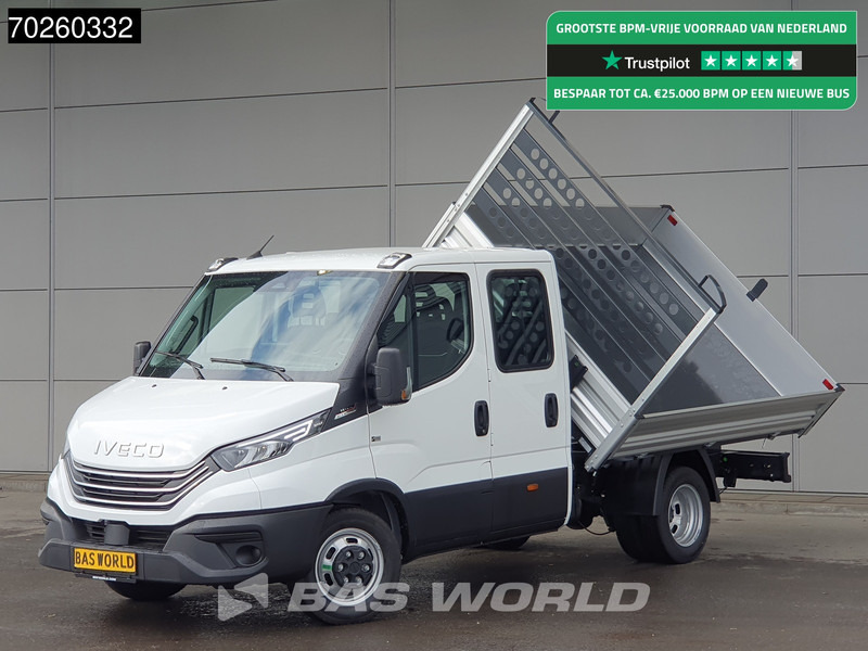 Iveco Daily 35C21 3-Zijdige Kipper Dubbel Cabine 210PK 3.0L Dubbellucht 3,5t Trekhaak ACC Airco LED Camera CarPlay Euro6 Tipper Benne Kieper - Малотоннажний самоскид: фото 1 Iveco Daily 35C21 3-Zijdige Kipper Dubbel Cabine 210PK 3.0L Dubbellucht 3,5t Trekhaak ACC Airco LED Camera CarPlay Euro6 Tipper Benne Kieper - Малотоннажний самоскид: фото 1