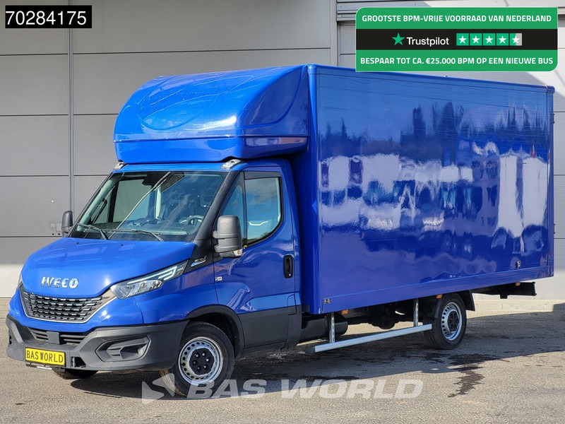 Iveco Daily 35S14 Automaat Bakwagen Achterdeuren 488cm lang! Airco Cruise Euro6 Meubelbak Koffer 23m3 Airco Cruise control - Фургон з закритим кузовом: фото 1 Iveco Daily 35S14 Automaat Bakwagen Achterdeuren 488cm lang! Airco Cruise Euro6 Meubelbak Koffer 23m3 Airco Cruise control - Фургон з закритим кузовом: фото 1