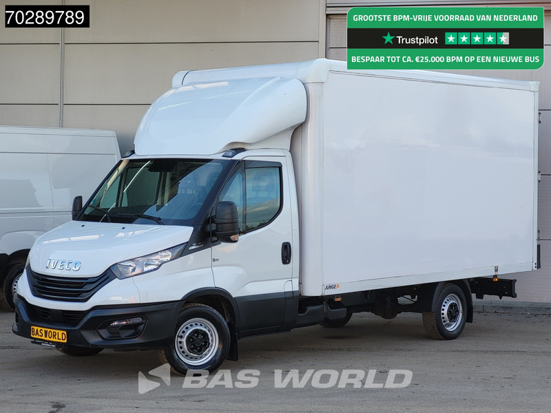 Iveco Daily 35S16 Automaat Bakwagen Achterdeuren 160PK Airco Camera Euro6 Meubelbak Koffer 21m3 Airco - Фургон з закритим кузовом: фото 1 Iveco Daily 35S16 Automaat Bakwagen Achterdeuren 160PK Airco Camera Euro6 Meubelbak Koffer 21m3 Airco - Фургон з закритим кузовом: фото 1