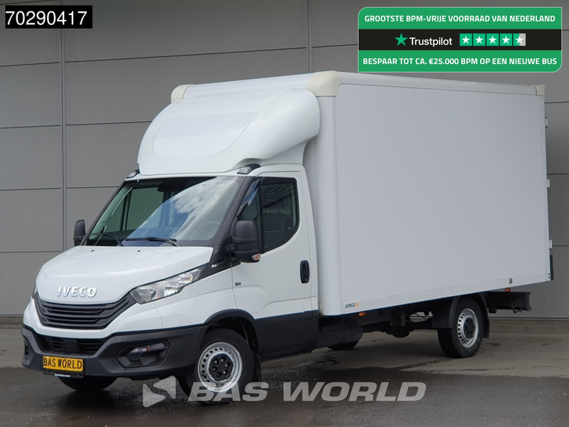 Iveco Daily 35S16 Automaat Bakwagen Achterdeuren 160PK Airco Camera Euro6 Meubelbak Koffer 21m3 Airco - Фургон з закритим кузовом: фото 1 Iveco Daily 35S16 Automaat Bakwagen Achterdeuren 160PK Airco Camera Euro6 Meubelbak Koffer 21m3 Airco - Фургон з закритим кузовом: фото 1