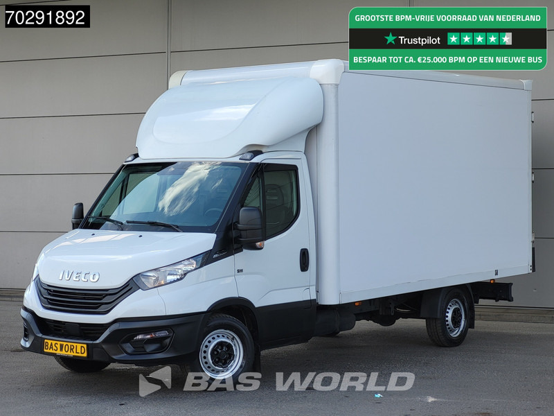 Iveco Daily 35S16 Automaat Bakwagen Achterdeuren 160PK Airco Camera Euro6 Meubelbak Koffer 21m3 Airco - Фургон з закритим кузовом: фото 1 Iveco Daily 35S16 Automaat Bakwagen Achterdeuren 160PK Airco Camera Euro6 Meubelbak Koffer 21m3 Airco - Фургон з закритим кузовом: фото 1