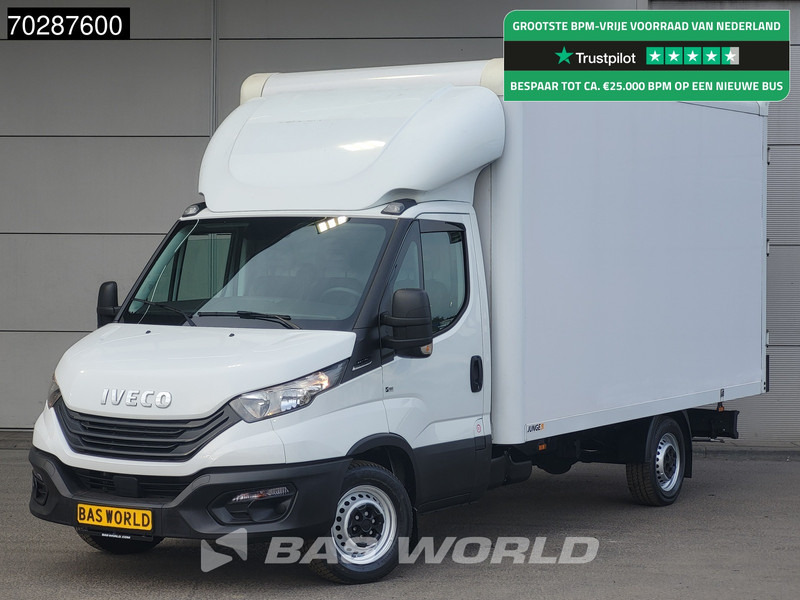 Iveco Daily 35S16 Automaat Bakwagen Achterdeuren 160PK Airco Camera Euro6 Meubelbak Koffer 21m3 Airco - Фургон з закритим кузовом: фото 1 Iveco Daily 35S16 Automaat Bakwagen Achterdeuren 160PK Airco Camera Euro6 Meubelbak Koffer 21m3 Airco - Фургон з закритим кузовом: фото 1