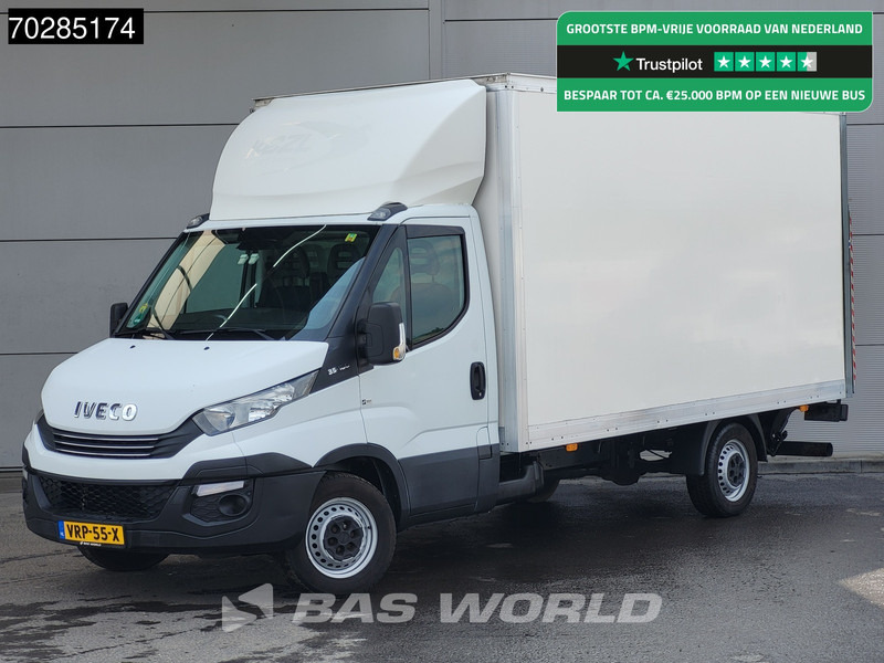 Iveco Daily 35S16 Automaat Laadklep Bakwagen 160PK Airco Cruise Euro6 Meubelbak Koffer 19m3 Airco Cruise control - Фургон з закритим кузовом: фото 1 Iveco Daily 35S16 Automaat Laadklep Bakwagen 160PK Airco Cruise Euro6 Meubelbak Koffer 19m3 Airco Cruise control - Фургон з закритим кузовом: фото 1