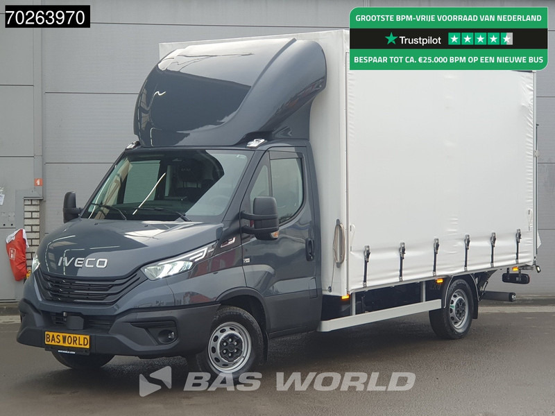 Iveco Daily 35S18 3.0L Automaat Schuifzeilen Laadklep 2025-Model ACC LED Navi 3,5t Trekvermogen Euro6 Schuifzeil Zeilen Meubelbak Bakwagen K - Тентований фургон: фото 1 Iveco Daily 35S18 3.0L Automaat Schuifzeilen Laadklep 2025-Model ACC LED Navi 3,5t Trekvermogen Euro6 Schuifzeil Zeilen Meubelbak Bakwagen K - Тентований фургон: фото 1