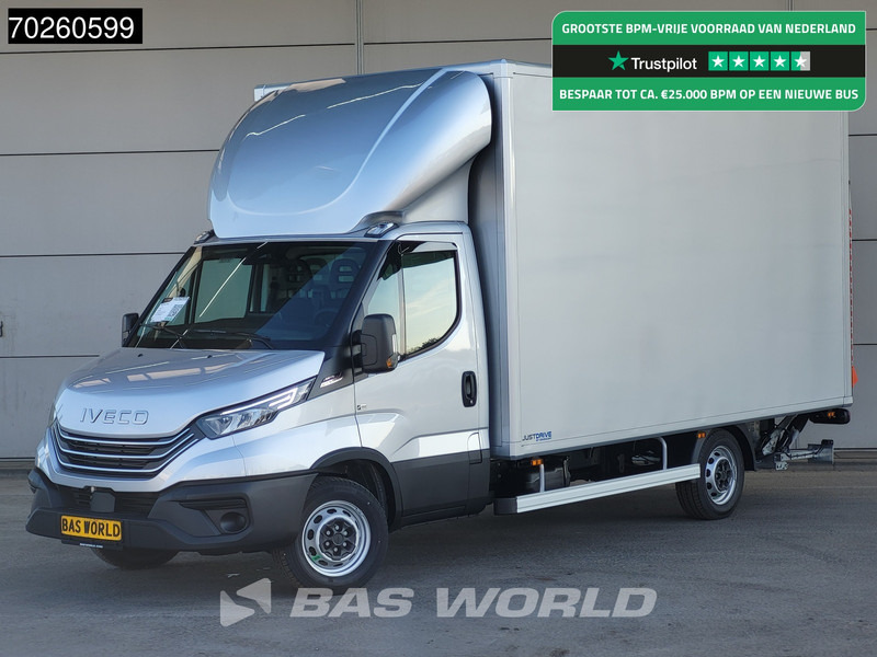 Iveco Daily 35S21 Automaat Lat om lat Dhollandia laadklep Bakwagen ACC LED Meubelbak Koffer 22m3 Airco - Фургон з закритим кузовом: фото 1 Iveco Daily 35S21 Automaat Lat om lat Dhollandia laadklep Bakwagen ACC LED Meubelbak Koffer 22m3 Airco - Фургон з закритим кузовом: фото 1