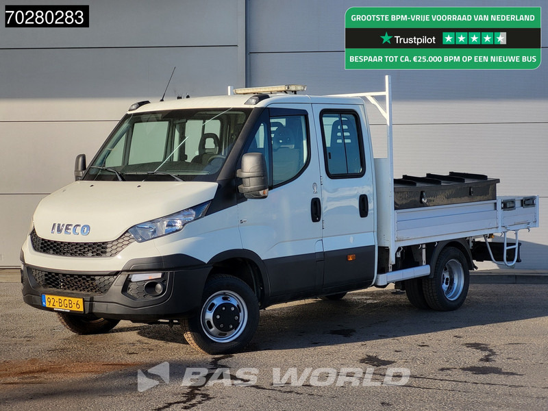 Iveco Daily 50C17 3,0L Automaat 170PK HIAB 017T-2 DC Open laadbak Dubbellucht Airco Euro6 Pickup Crane Kraanwagen Kranwagen Pritsche Airco D - Легка бортова вантажівка: фото 5 Iveco Daily 50C17 3,0L Automaat 170PK HIAB 017T-2 DC Open laadbak Dubbellucht Airco Euro6 Pickup Crane Kraanwagen Kranwagen Pritsche Airco D - Легка бортова вантажівка: фото 5