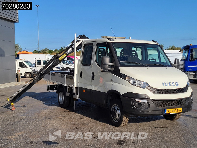Iveco Daily 50C17 3,0L Automaat 170PK HIAB 017T-2 DC Open laadbak Dubbellucht Airco Euro6 Pickup Crane Kraanwagen Kranwagen Pritsche Airco D - Легка бортова вантажівка: фото 2 Iveco Daily 50C17 3,0L Automaat 170PK HIAB 017T-2 DC Open laadbak Dubbellucht Airco Euro6 Pickup Crane Kraanwagen Kranwagen Pritsche Airco D - Легка бортова вантажівка: фото 2