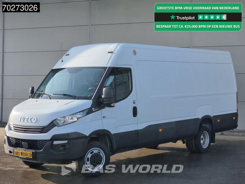 Суцільнометалевий фургон Iveco Daily 50C18 3.0L 180PK Automaat L3H2 Dubbellucht 3,5t Trekhaak Camera Airco Cruise L4H2 16m3 Airco Trekhaak Cruise control: фото 1