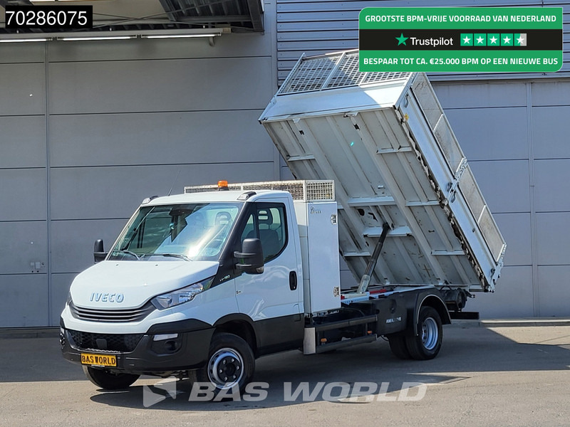 Iveco Daily 72C18 3.0L Kipper Dubbellucht 3,5t Trekhaak Airco Cruise Euro6 Tipper Benne Kieper 7m3 Airco Trekhaak Cruise control - Малотоннажний самоскид: фото 1 Iveco Daily 72C18 3.0L Kipper Dubbellucht 3,5t Trekhaak Airco Cruise Euro6 Tipper Benne Kieper 7m3 Airco Trekhaak Cruise control - Малотоннажний самоскид: фото 1