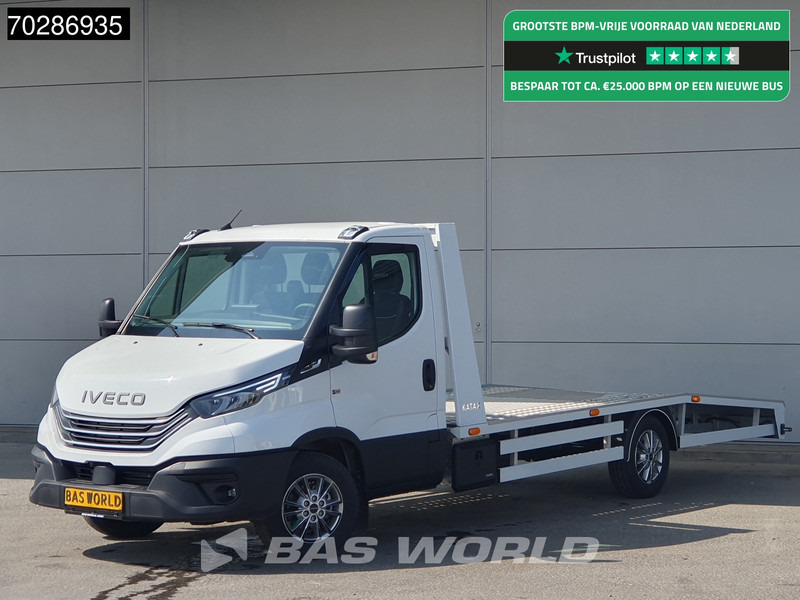 Iveco Daily 35S18 3.0L Autotransporter Automaat 3,5t Trekhaak Navi ACC LED Airco Lier Euro6 Oprijwagen Cartransporter Trekhaak - Комерційний автомобіль: фото 1 Iveco Daily 35S18 3.0L Autotransporter Automaat 3,5t Trekhaak Navi ACC LED Airco Lier Euro6 Oprijwagen Cartransporter Trekhaak - Комерційний автомобіль: фото 1