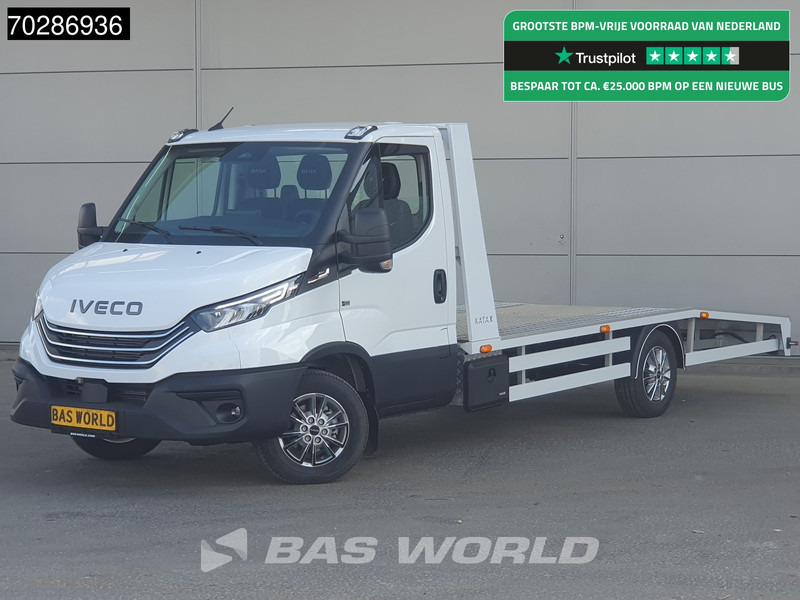 Iveco Daily 35S18 3.0L Autotransporter Automaat 3,5t Trekhaak Navi ACC LED Airco Lier Euro6 Oprijwagen Cartransporter Trekhaak - Комерційний автомобіль: фото 1 Iveco Daily 35S18 3.0L Autotransporter Automaat 3,5t Trekhaak Navi ACC LED Airco Lier Euro6 Oprijwagen Cartransporter Trekhaak - Комерційний автомобіль: фото 1