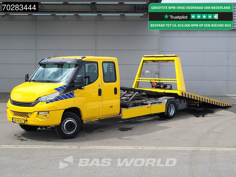 Iveco Daily 70C18 3.0L Autotransporter Luchtvering 3,5t Trekhaak Lier Airco Cruise Euro6 Cartransporter Oprijwagen Trekhaak Cruise control - Комерційний автомобіль: фото 1 Iveco Daily 70C18 3.0L Autotransporter Luchtvering 3,5t Trekhaak Lier Airco Cruise Euro6 Cartransporter Oprijwagen Trekhaak Cruise control - Комерційний автомобіль: фото 1