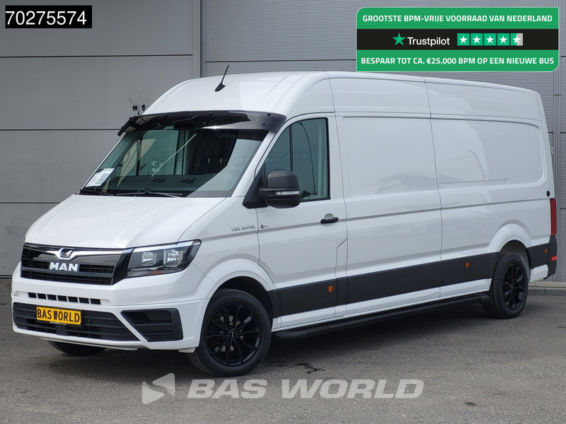 MAN TGE 3.140 Automaat Special Edition L4H3 Airco Camera Parkeersensoren L3H2 14m3 Airco - Суцільнометалевий фургон: фото 1 MAN TGE 3.140 Automaat Special Edition L4H3 Airco Camera Parkeersensoren L3H2 14m3 Airco - Суцільнометалевий фургон: фото 1
