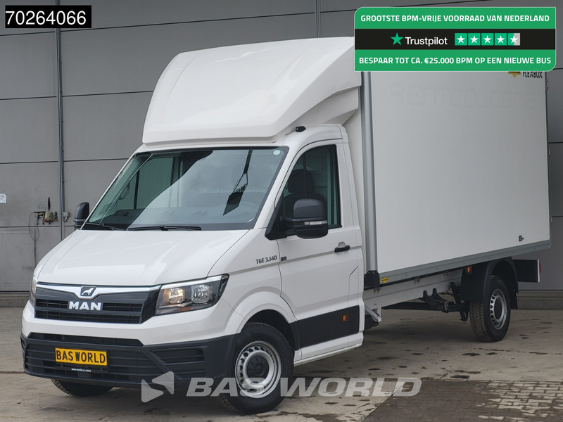 MAN TGE 3.140 Bakwagen met achterdeuren Nieuw!! Airco Meubelbak Koffer 17m3 Airco - Фургон з закритим кузовом: фото 1 MAN TGE 3.140 Bakwagen met achterdeuren Nieuw!! Airco Meubelbak Koffer 17m3 Airco - Фургон з закритим кузовом: фото 1