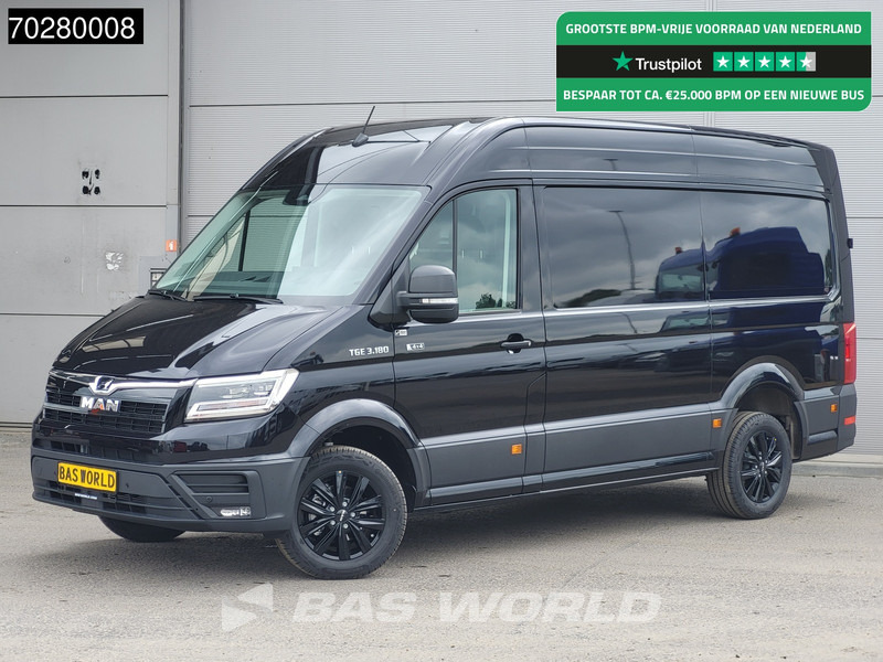 MAN TGE 3.180 4x4 Automaat 2025 Facelift L3H3 LED ACC Navi Airco Cruise Camera Parkeersensoren L2H2 Allrad 4WD 12m3 Airco - Суцільнометалевий фургон: фото 1 MAN TGE 3.180 4x4 Automaat 2025 Facelift L3H3 LED ACC Navi Airco Cruise Camera Parkeersensoren L2H2 Allrad 4WD 12m3 Airco - Суцільнометалевий фургон: фото 1
