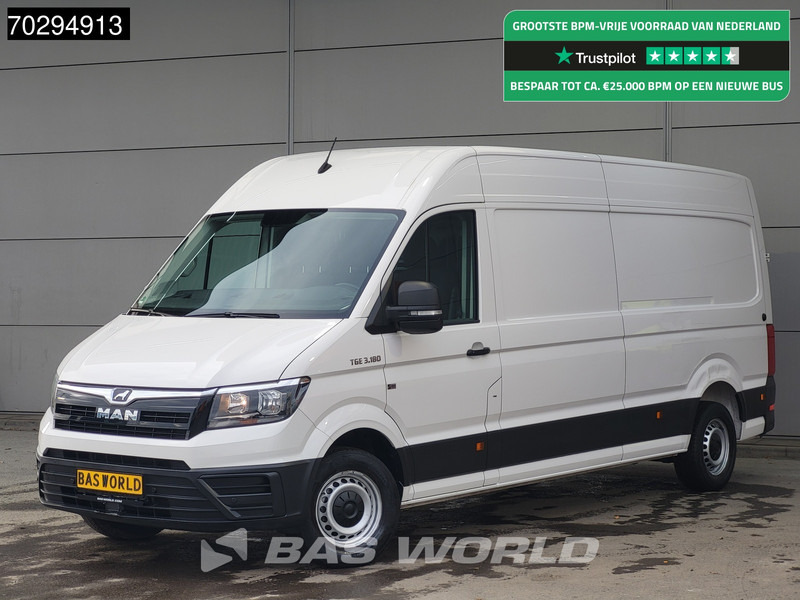 MAN TGE 3.180 Automaat 180PK L3H3 Trekhaak Airco Cruise Camera Parkeersensoren Euro6 L2H2 Airco Trekhaak Cruise control - Суцільнометалевий фургон: фото 1 MAN TGE 3.180 Automaat 180PK L3H3 Trekhaak Airco Cruise Camera Parkeersensoren Euro6 L2H2 Airco Trekhaak Cruise control - Суцільнометалевий фургон: фото 1