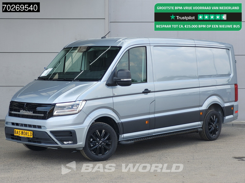 MAN TGE 3.180 Automaat 2025 Black Edition model Facelift L3H2 Navi CarPlay Camera L2H1 10m3 Airco Cruise control - Суцільнометалевий фургон: фото 1 MAN TGE 3.180 Automaat 2025 Black Edition model Facelift L3H2 Navi CarPlay Camera L2H1 10m3 Airco Cruise control - Суцільнометалевий фургон: фото 1