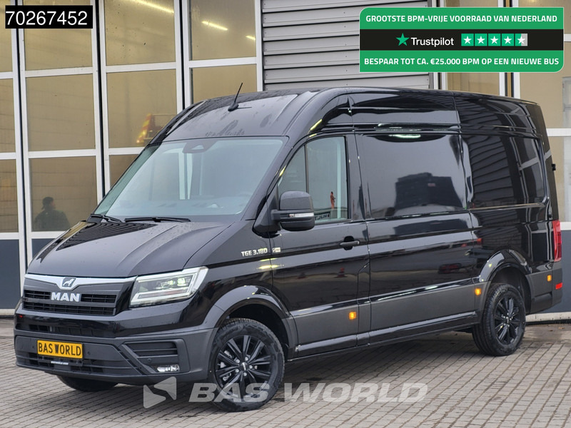MAN TGE 3.180 Automaat 2025 model Facelift Black Edition L3H3 ACC Trekhaak L2H2 11m3 Airco Trekhaak - Суцільнометалевий фургон: фото 1 MAN TGE 3.180 Automaat 2025 model Facelift Black Edition L3H3 ACC Trekhaak L2H2 11m3 Airco Trekhaak - Суцільнометалевий фургон: фото 1