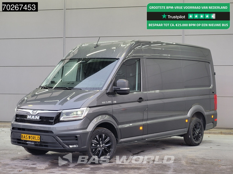 MAN TGE 3.180 Automaat 2025 model Facelift Black Edition L3H3 ACC Trekhaak L2H2 11m3 Airco Trekhaak - Суцільнометалевий фургон: фото 1 MAN TGE 3.180 Automaat 2025 model Facelift Black Edition L3H3 ACC Trekhaak L2H2 11m3 Airco Trekhaak - Суцільнометалевий фургон: фото 1
