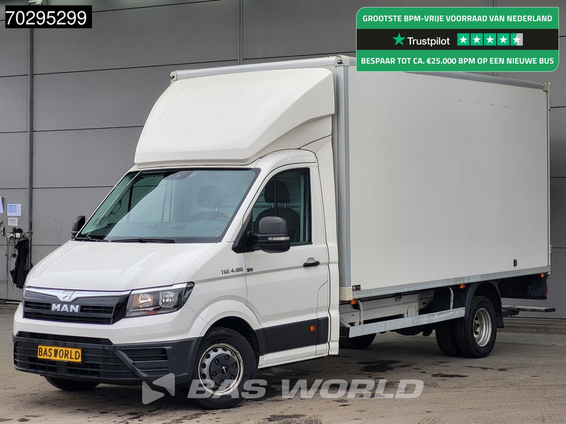 MAN TGE 4.180 Dubbellucht Bakwagen Achterdeuren ACC Navi Airco Euro6 Meubelbak Koffer Airco - Фургон з закритим кузовом: фото 1 MAN TGE 4.180 Dubbellucht Bakwagen Achterdeuren ACC Navi Airco Euro6 Meubelbak Koffer Airco - Фургон з закритим кузовом: фото 1