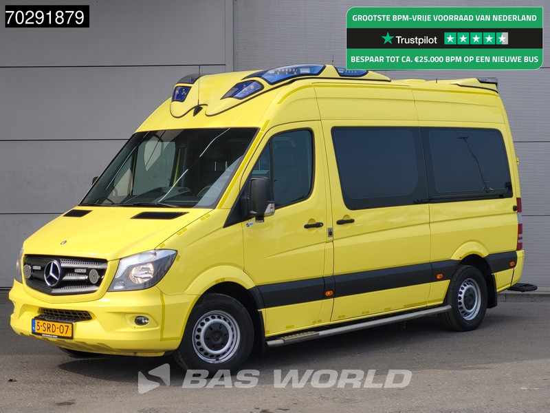 Mercedes-Benz Sprinter 319 CDI Marge! 3.0L V6 Automaat 2x Schuifdeur Airco Cruise Euro6 Krankenwagen Rettungswagen 8m3 Airco Cruise control - Карета швидкої допомоги: фото 1 Mercedes-Benz Sprinter 319 CDI Marge! 3.0L V6 Automaat 2x Schuifdeur Airco Cruise Euro6 Krankenwagen Rettungswagen 8m3 Airco Cruise control - Карета швидкої допомоги: фото 1