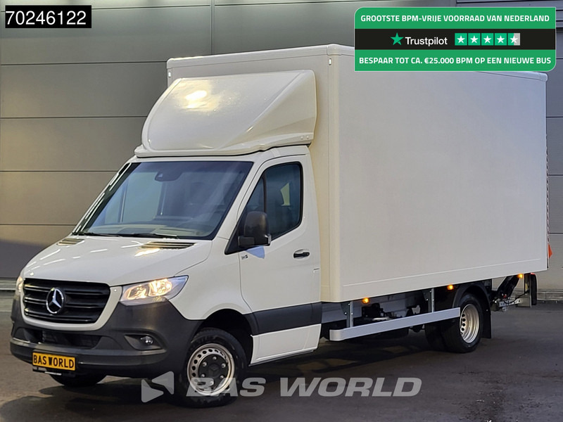 Mercedes-Benz Sprinter 515 CDI Automaat Laadklep Zijdeur Dubbellucht Bakwagen MBUX Airco Cruise MBUX Koffer Meubelbak 21m3 Airco Cruise control - Фургон з закритим кузовом: фото 1 Mercedes-Benz Sprinter 515 CDI Automaat Laadklep Zijdeur Dubbellucht Bakwagen MBUX Airco Cruise MBUX Koffer Meubelbak 21m3 Airco Cruise control - Фургон з закритим кузовом: фото 1