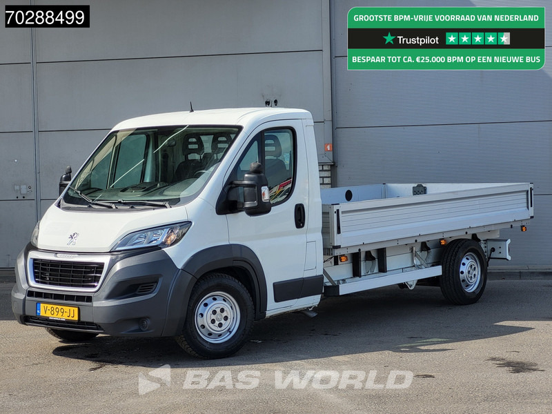Peugeot Boxer 165PK Open Laadbak Luchtvering Trekhaak Navi Airco Euro6 Pritsche Pickup Open Box Airco Trekhaak - Легка бортова вантажівка: фото 1 Peugeot Boxer 165PK Open Laadbak Luchtvering Trekhaak Navi Airco Euro6 Pritsche Pickup Open Box Airco Trekhaak - Легка бортова вантажівка: фото 1