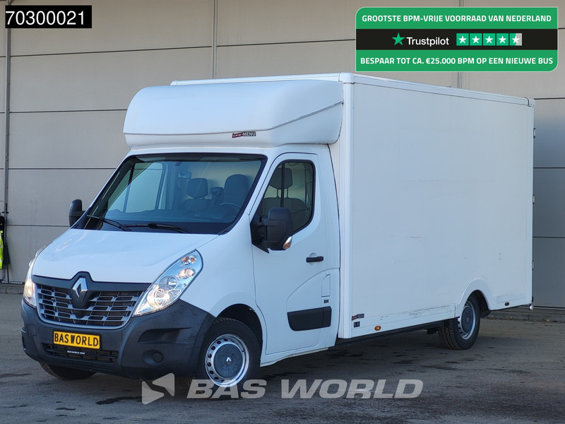 Renault Master 130pk Lowliner 422cm Bakwagen Achterdeuren Airco Cruise Euro6 Verkoopwagen Meubelbak Koffer Airco Cruise control - Фургон з закритим кузовом: фото 1 Renault Master 130pk Lowliner 422cm Bakwagen Achterdeuren Airco Cruise Euro6 Verkoopwagen Meubelbak Koffer Airco Cruise control - Фургон з закритим кузовом: фото 1