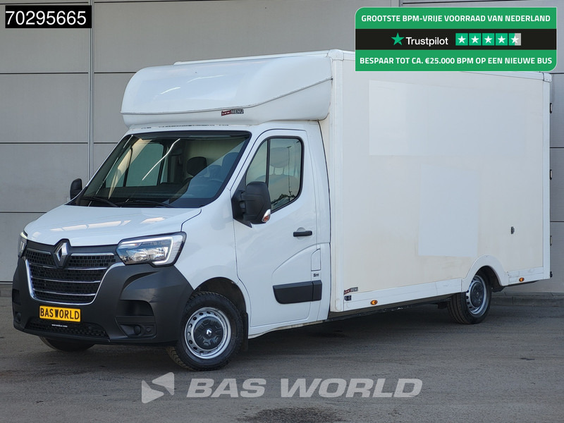 Renault Master 145PK Bakwagen Lowliner LED Airco Cruise Achterdeuren Meubelbak Koffer Airco Cruise control - Фургон з закритим кузовом: фото 1 Renault Master 145PK Bakwagen Lowliner LED Airco Cruise Achterdeuren Meubelbak Koffer Airco Cruise control - Фургон з закритим кузовом: фото 1