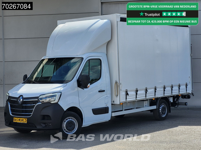 Renault Master 165PK NEU! LBW Zeilenwagen Klima Tempomat Koffer Zeilen 21m3 Airco Cruise control - Тентований фургон: фото 1 Renault Master 165PK NEU! LBW Zeilenwagen Klima Tempomat Koffer Zeilen 21m3 Airco Cruise control - Тентований фургон: фото 1