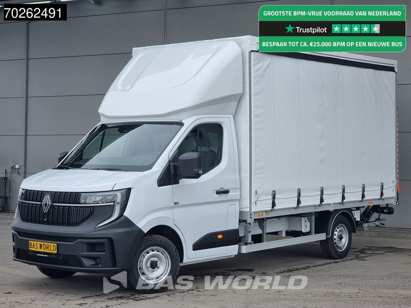 Renault Master 170pk Schuifzeilen met Laadklep 2025 Model LED Carplay Airco Cruise Schuifzeil Zeilen Koffer Meubelbak 21m3 Airco Cruise control - Тентований фургон: фото 1 Renault Master 170pk Schuifzeilen met Laadklep 2025 Model LED Carplay Airco Cruise Schuifzeil Zeilen Koffer Meubelbak 21m3 Airco Cruise control - Тентований фургон: фото 1