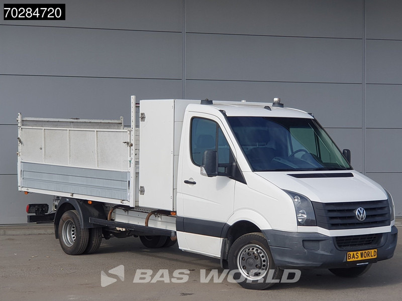 Volkswagen Crafter 136pk Open Laadbak met Kist Dubbellucht 3,5t Trekhaak Airco Euro6 Tipper Benne Kieper Airco Trekhaak - Легка бортова вантажівка: фото 3 Volkswagen Crafter 136pk Open Laadbak met Kist Dubbellucht 3,5t Trekhaak Airco Euro6 Tipper Benne Kieper Airco Trekhaak - Легка бортова вантажівка: фото 3