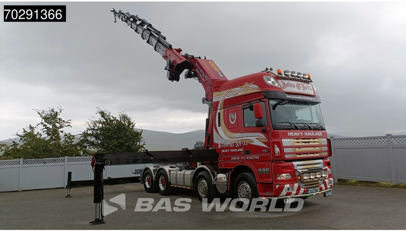 DAF XF105.510 XF 8X4 Palfinger PK150.002 9x Extensions Winch Big-Axle Euro 5 Kran Crane - Бортова вантажівка/ Платформа, Вантажівка з маніпулятором: фото 2 DAF XF105.510 XF 8X4 Palfinger PK150.002 9x Extensions Winch Big-Axle Euro 5 Kran Crane - Бортова вантажівка/ Платформа, Вантажівка з маніпулятором: фото 2