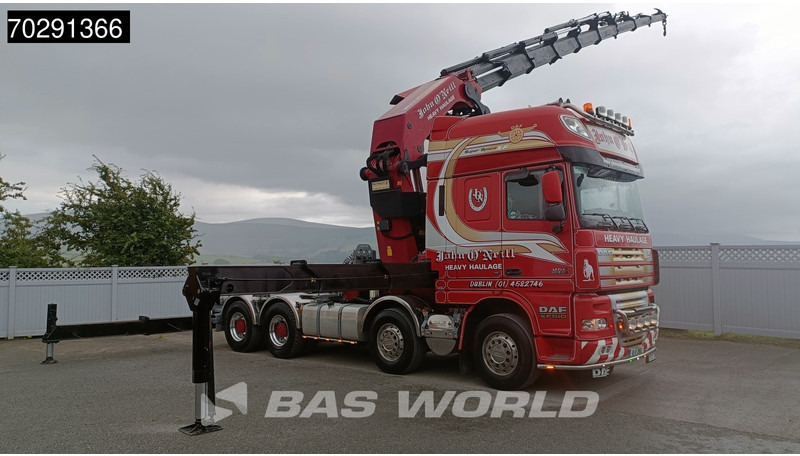 DAF XF105.510 XF 8X4 Palfinger PK150.002 9x Extensions Winch Big-Axle Euro 5 Kran Crane - Бортова вантажівка/ Платформа, Вантажівка з маніпулятором: фото 5 DAF XF105.510 XF 8X4 Palfinger PK150.002 9x Extensions Winch Big-Axle Euro 5 Kran Crane - Бортова вантажівка/ Платформа, Вантажівка з маніпулятором: фото 5